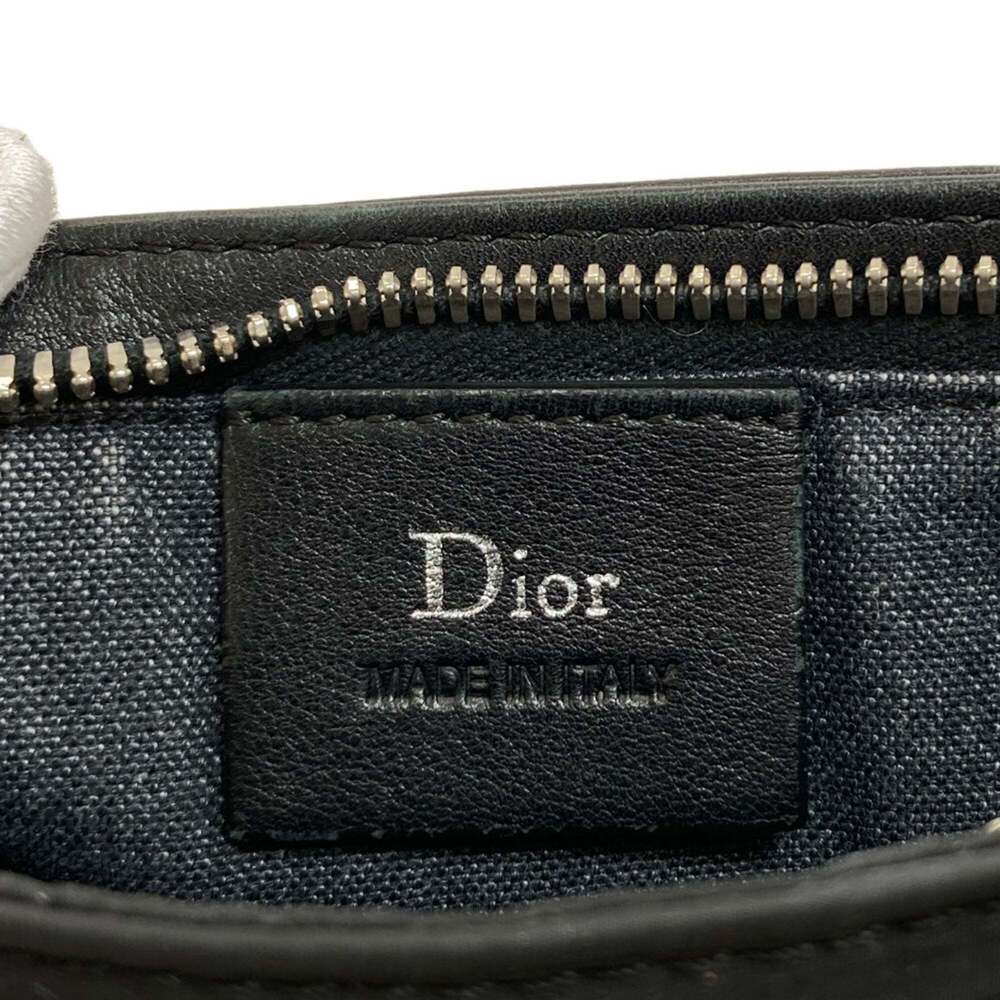 CHRISTIAN DIOR Black Leather Shoulder Bag - Picture 6 of 16